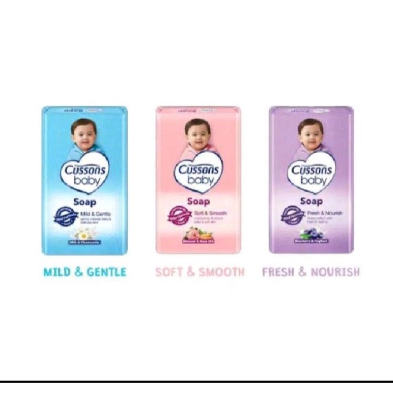 CUSSONS BABY SOAP SABUN BATANG PADAT BAYI