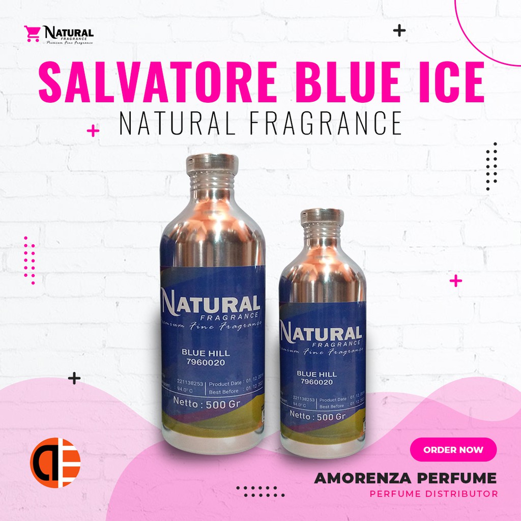 BIBIT PARFUM MURNI SALVATORE DALI BLUE ICE - BLUES NATURAL 500 ML SEGEL PABRIK