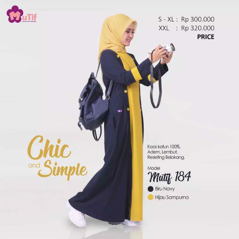 Gamis Mutif Model 184