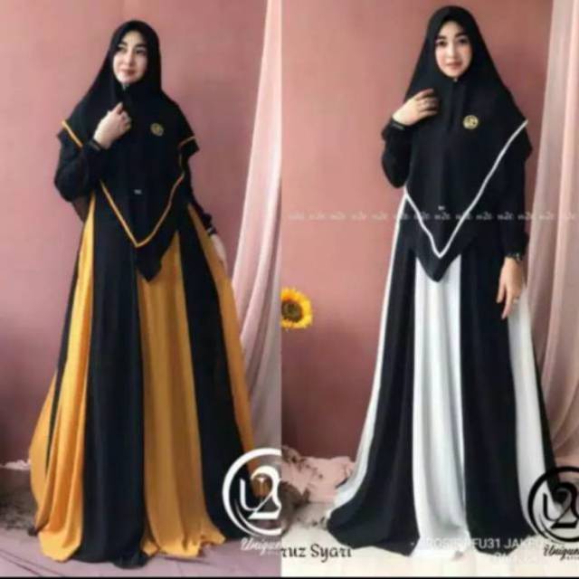 GAMIS SET KHIMAR FAIRUZ PREMIUM by U2C