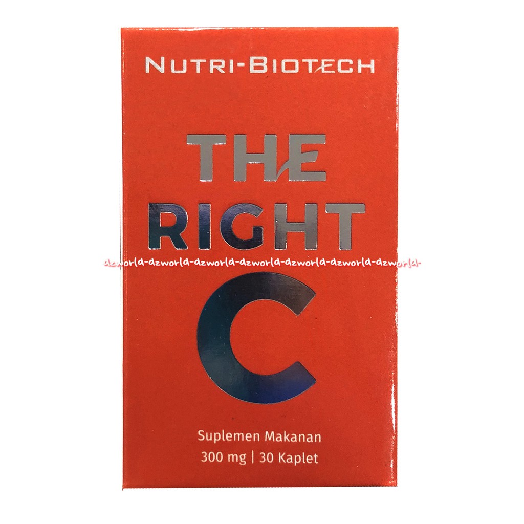 Nutri-Biotech The Right C Supplemen Makanan 300mg 30 kaplet