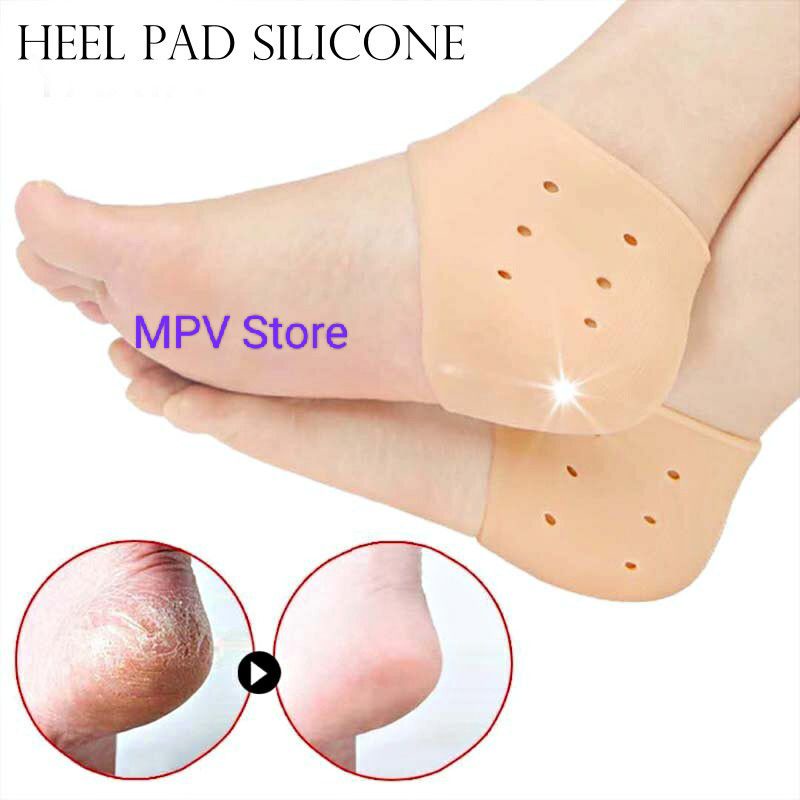 Pelindung Tumit Kaki Silikon Lembut Heel Pad (1Pasang)