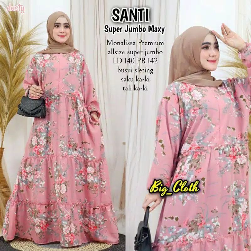 Gamis Bunga Jumbo LD 140