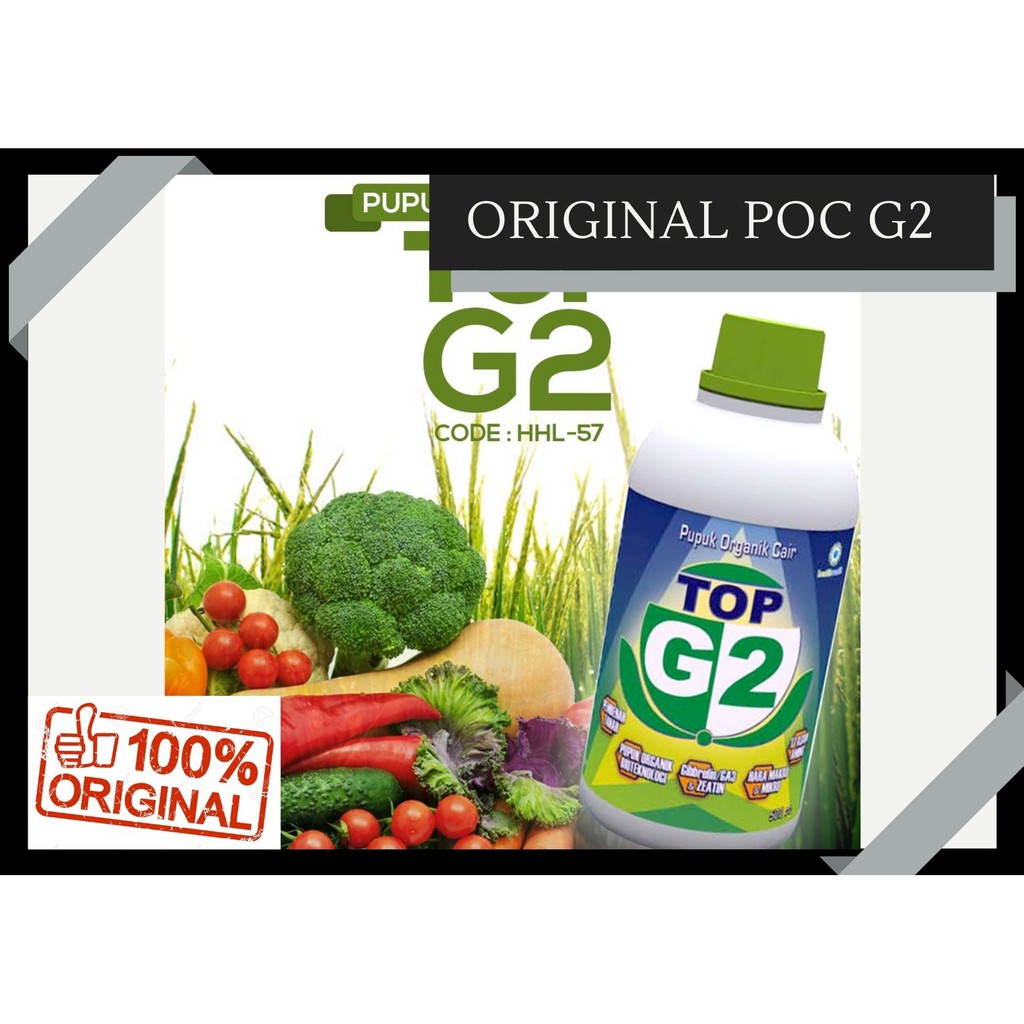 Pupuk Organik Cair TOP G2 - Original Produk HWI