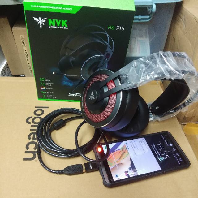 Nyk Gaming Headset HS-P15 Sparrow USB 7.1 RGB