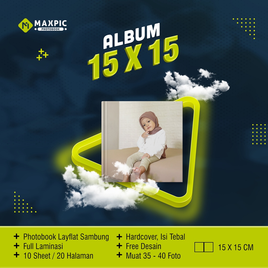 Photobook (15x15) | Weddingbook | Layflat | Album Kolase | Magazine