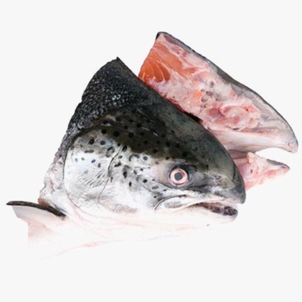 Frozen Premium Head Salmon (Kepala Ikan Salmon) 1kg Norway