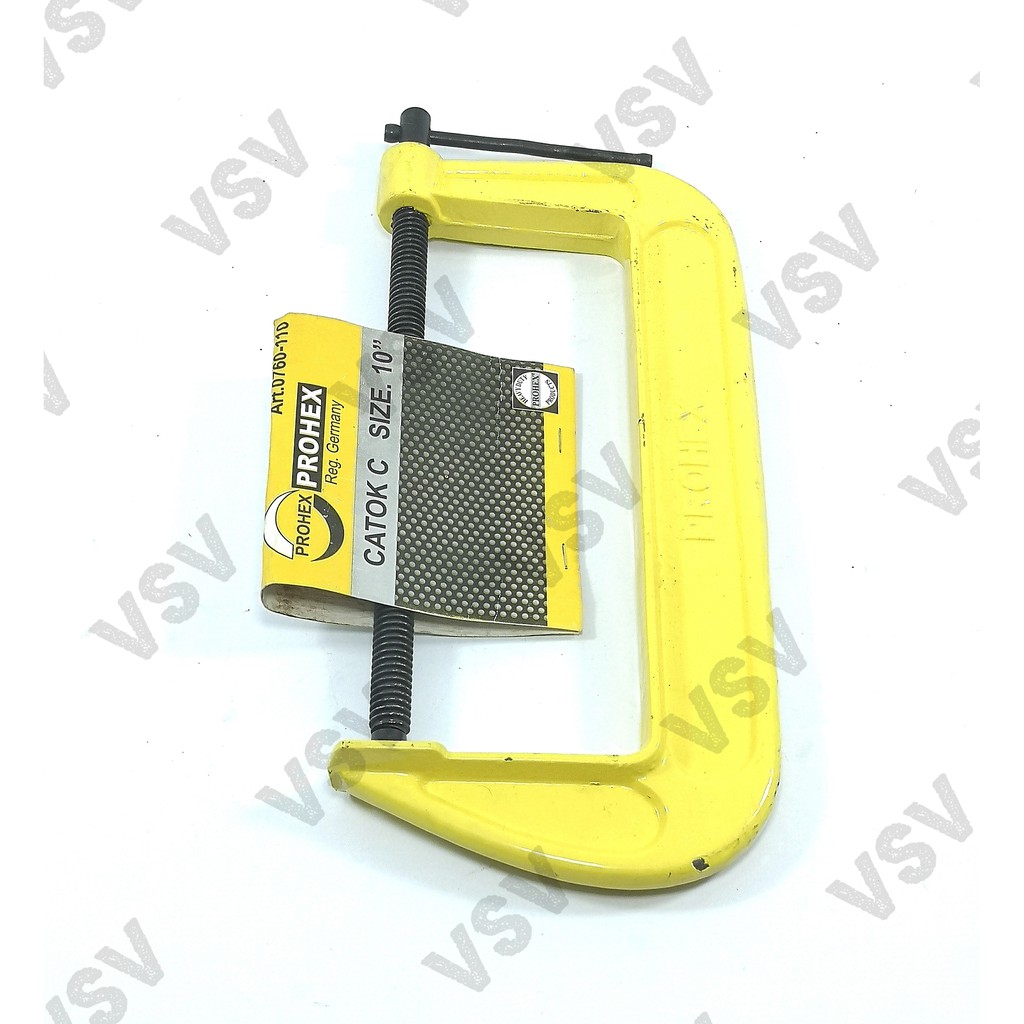 HasstoN Klem C 10&quot;  0760-110 Catok C Penjepit Clamp C Heavy Duty