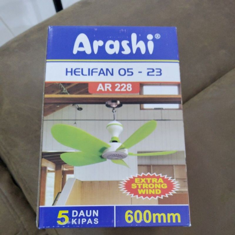 Kipas Angin Gantung Arashi AR-228 25 Watt/  15 Watt SV-815 / Heli Fan