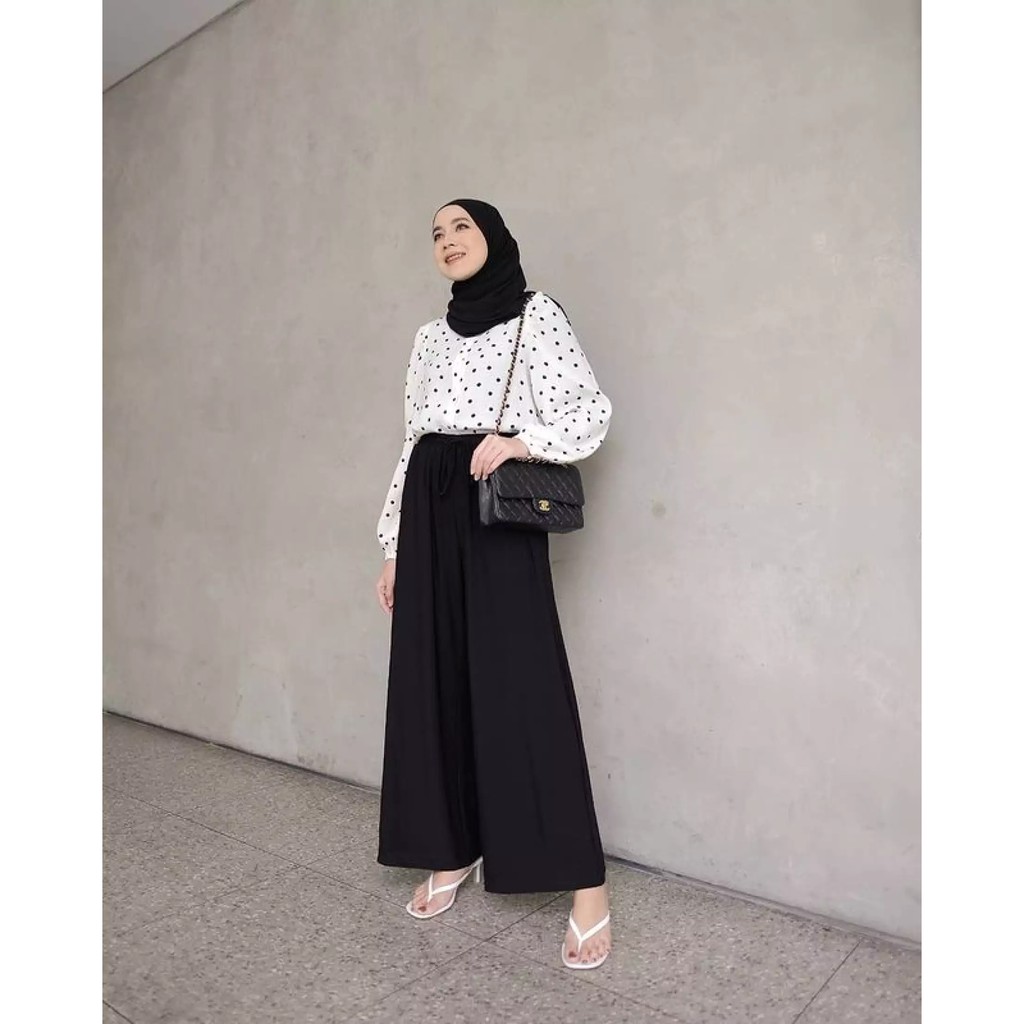 CELANA KULOT WANITA - NANA DINDA KULOT JERSEY HYGET MURAH - BAWAHAN WANITA CELANA <-1