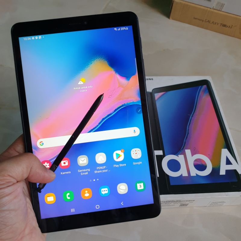 Samsung Galaxy Tab A 2019 8&quot; SM-P205 with s pen 3/32gb Ram 3gb Rom 32gb second berkualitas