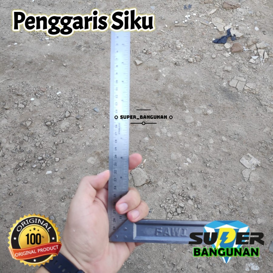 

Penggaris Siku / Siku Ukur / Siku L