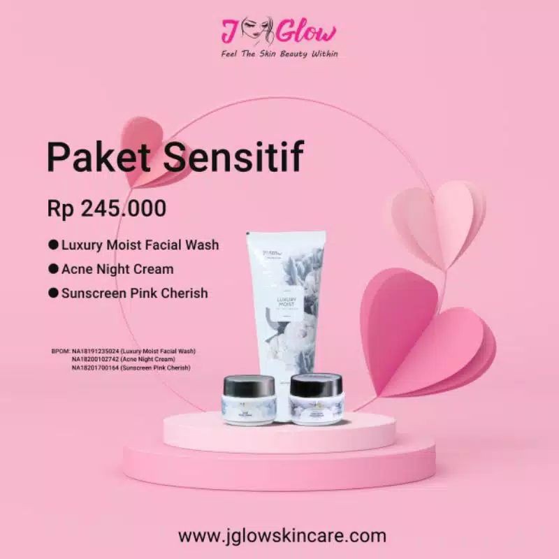 jglow paket sensitif