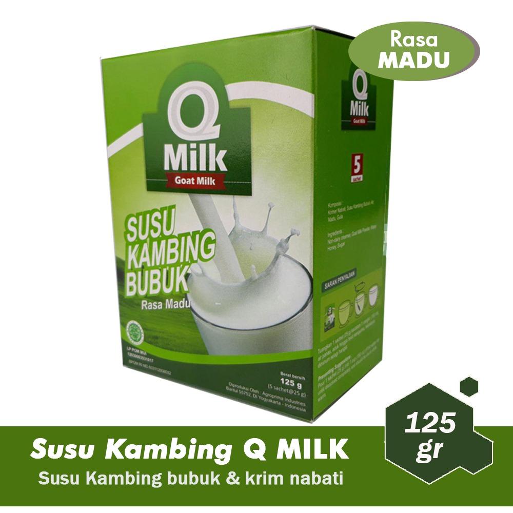 

Susu kambing Bubuk Q-Milk 125gr (rasa madu)