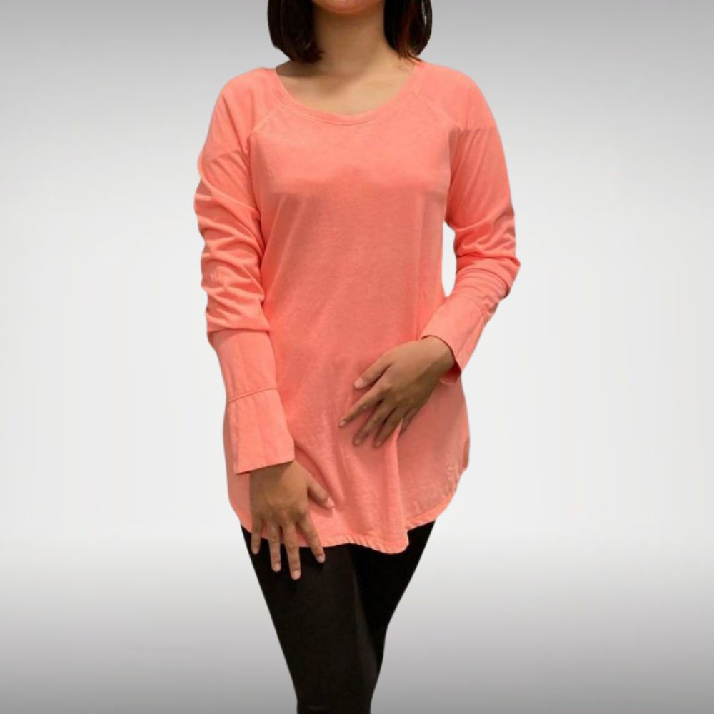 Atasan Anak Perempuan Kaos Lengan Panjang Merk Justice