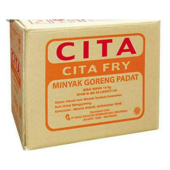 

MINYAK GORENG PADAT CITA FRY 15Kg