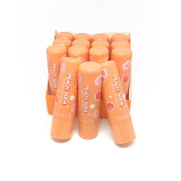 lip balm peach soda tanako best seller