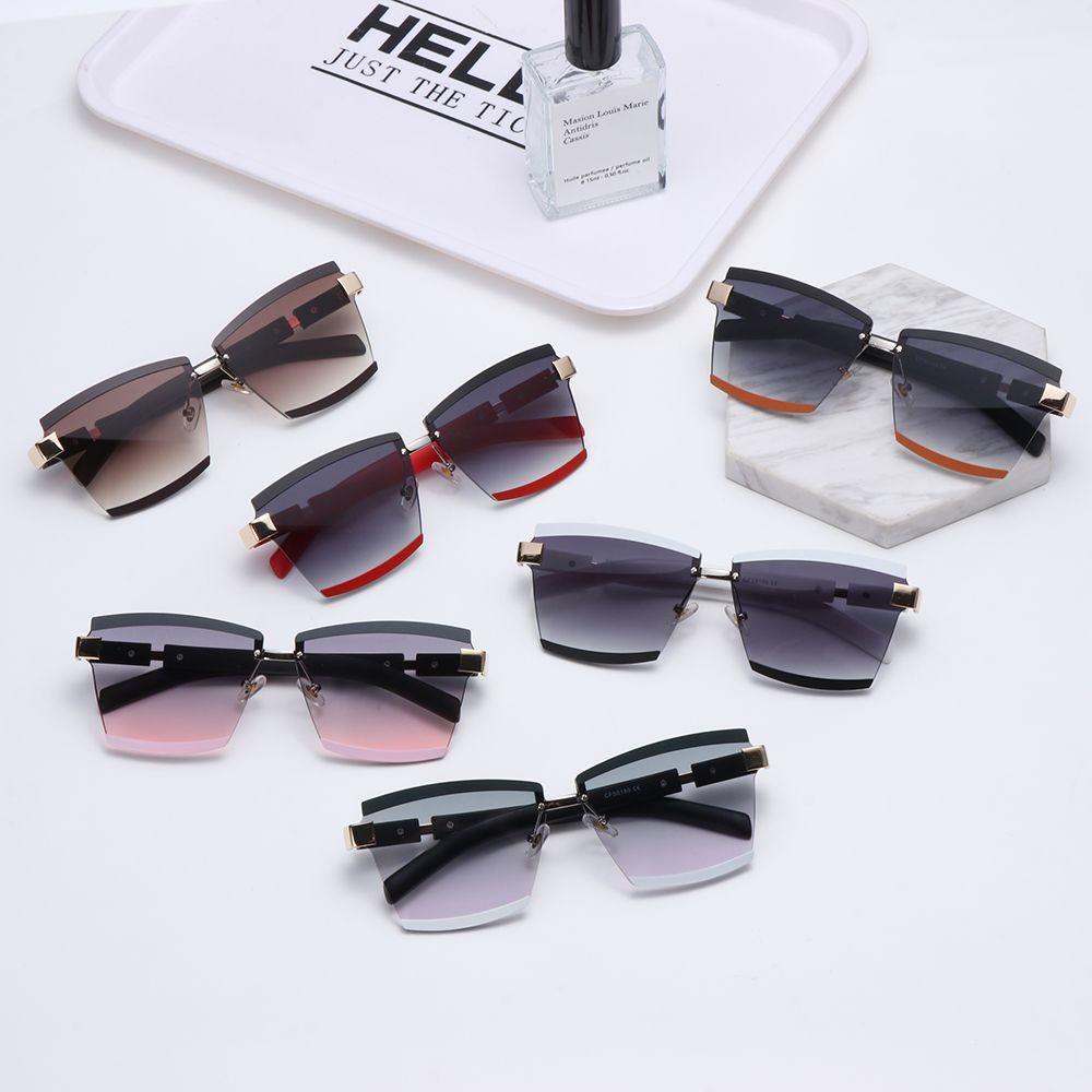 Lily Oversized Square Sunglasses Gradient Candy Color UV400 Shades