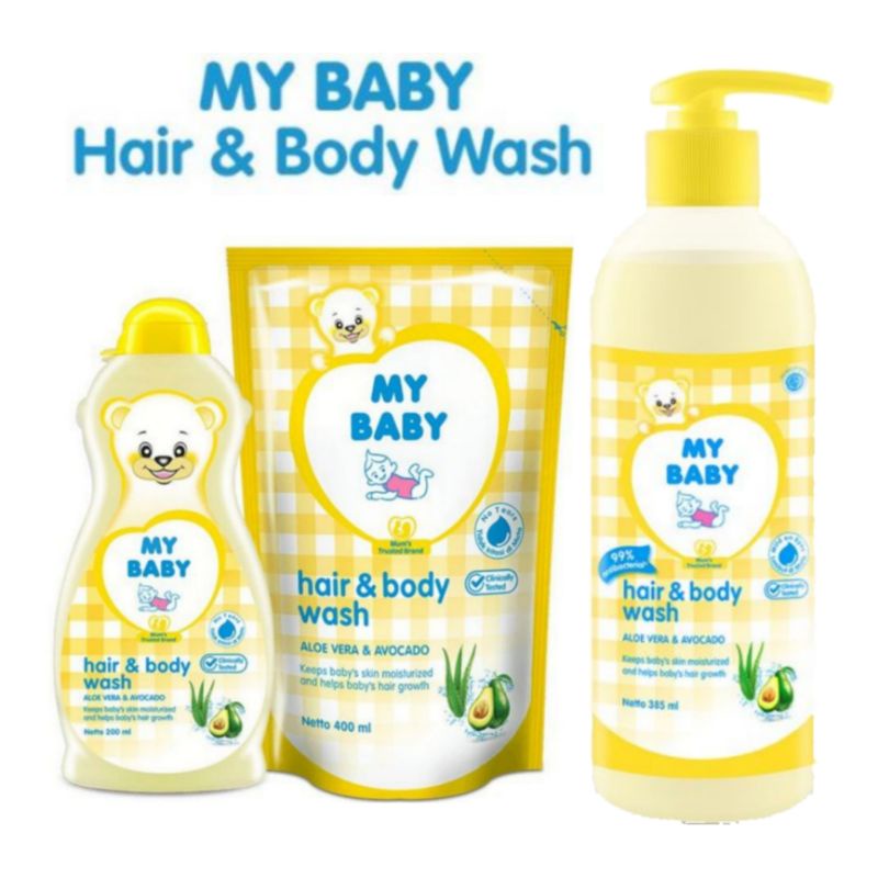 My Baby Hair &amp; Body Wash 200ml 385ml 400ml