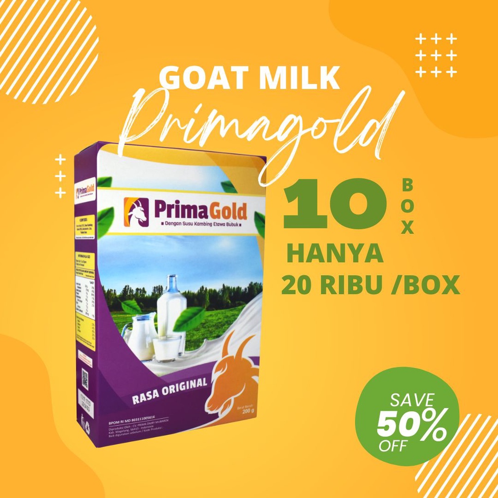 

[TERLARIS] MURAH 10 box susu kambing etawa untuk tulang 200g x 10 viral di tiktok