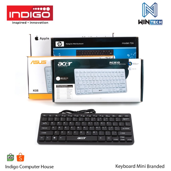 Keyboard Usb Mini Merk HP | Keyboard Mini HP | Usb Mini HP