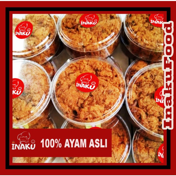 

ABON- ABON AYAM PEDAS|AYAM NON MSG|ABON AYAM ASLI | ABON AYAM MURAH - ORIGINAL, 130 GRAM -MAKANAN-