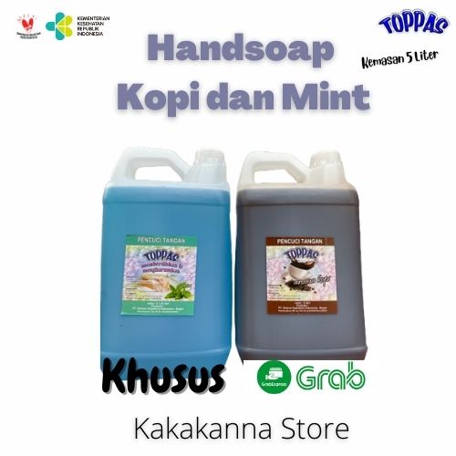 Sabun Cuci Tangan Handsoap 5 Liter Toppas Izin Kemenkes RI