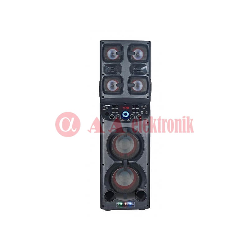 Speaker GMC 899F Bluetooth AC DC 2x5.5Inchi 1 mic