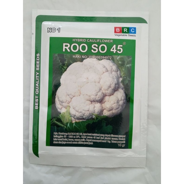 benih kembang kol roo so 45 - 10 gram