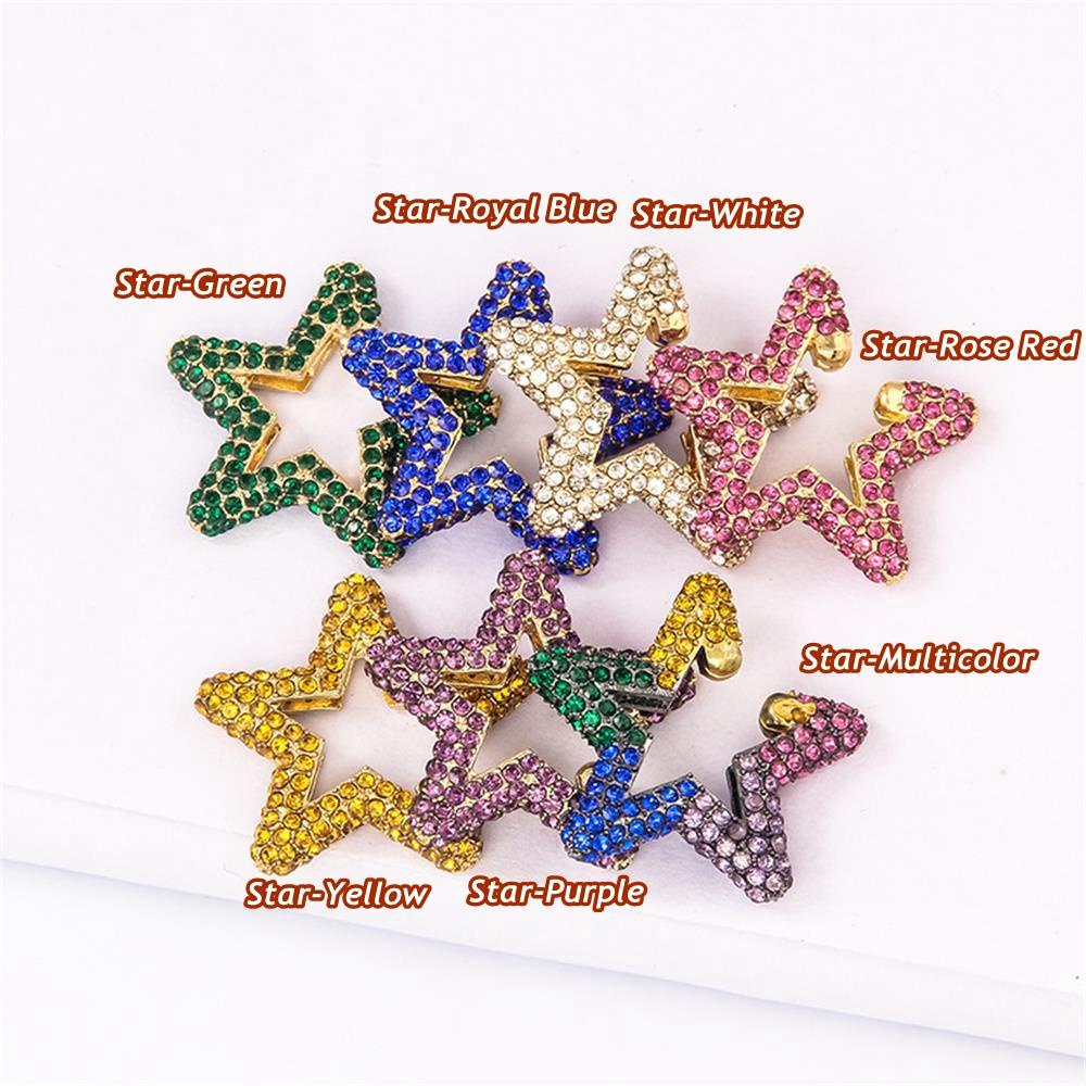 Lily CZ Cuff Earrings Fashion Hadiah Tanpa Tindik Anting Perhiasan Bintang