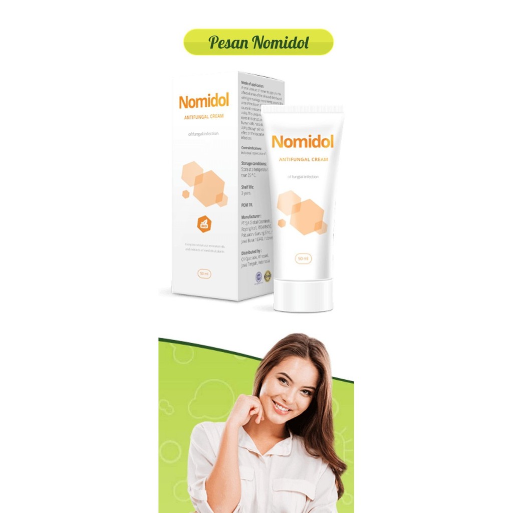 Nomidol - Cream Nomidol Obat Jamur Kaki Dan Kuku