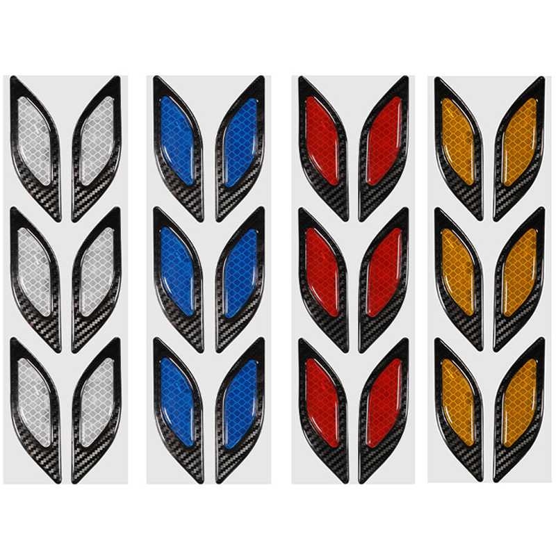 Sticker Decal Strips Carbon Fiber Auto Warning