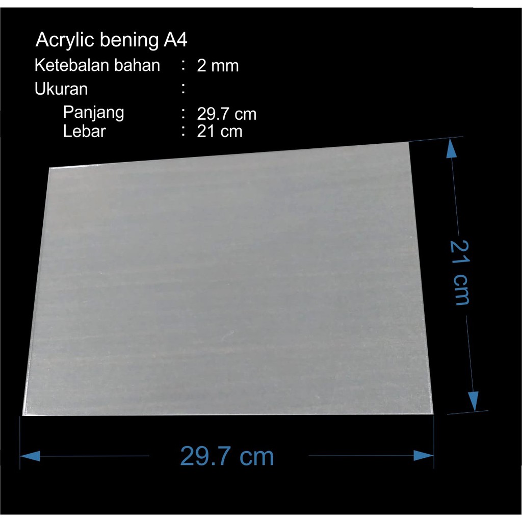 

ACRYLIC / AKRILIK POSTER / MIKA / ACRYLIC A4 / AKRILIK LEMBARAN / KACA