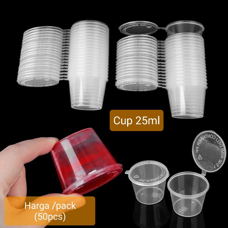 

CUP PLASTIK 25ML / SAOS / SAMBAL (FR)