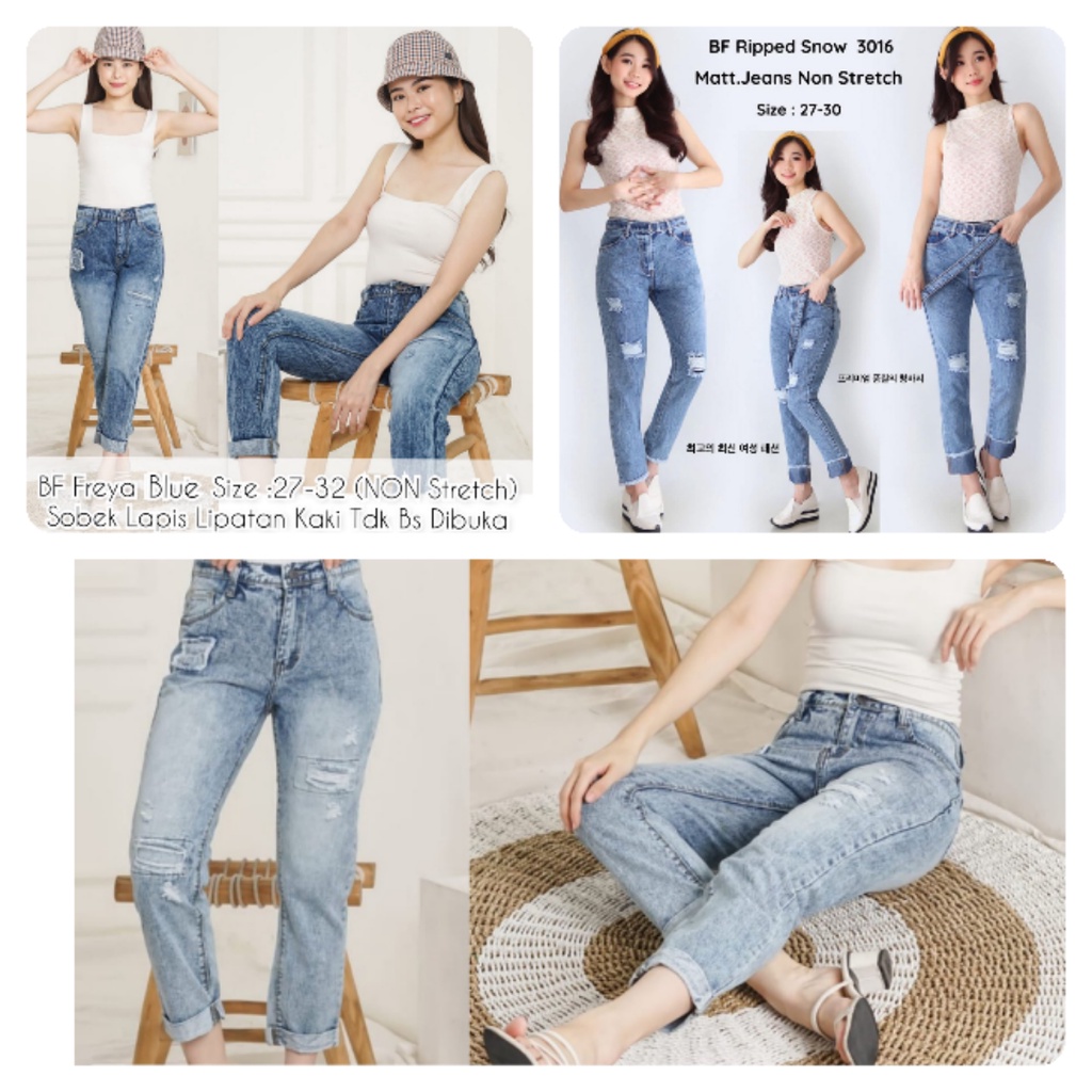 Celana jeans wanita/celana jeans boyfriend stevan harvey garment freyo jumbo/jeans jumbo