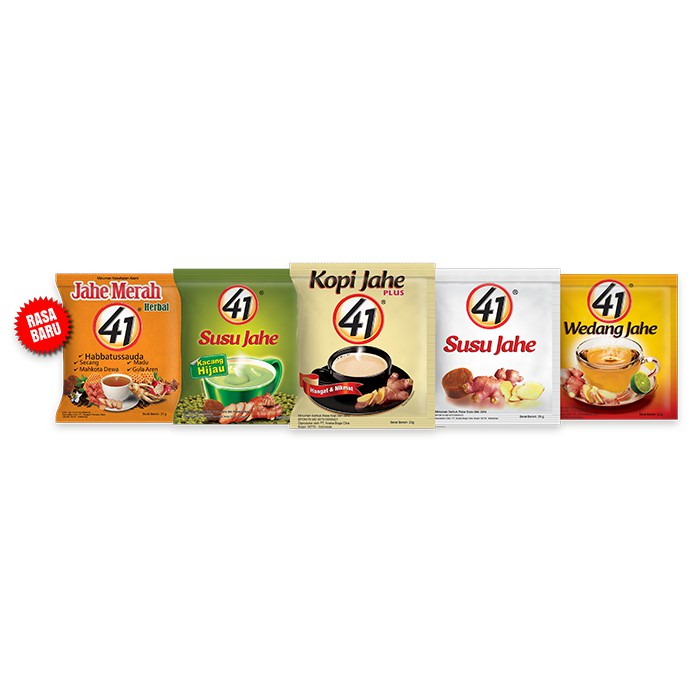 

Susu Jahe 41 Orginal 1 Renceng 10 sacshet