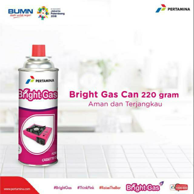 Tabung Gas Kaleng Portable Bright Gas Can