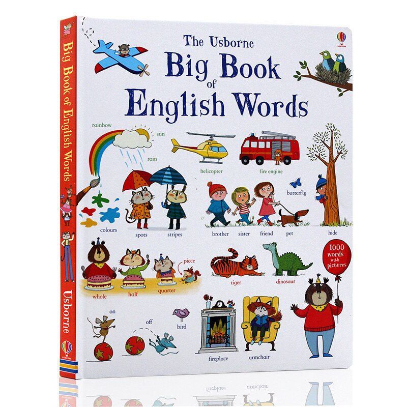 The usborne big book english words, big book english words