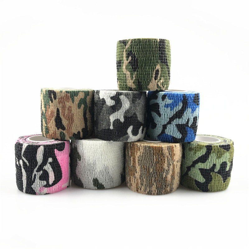 FORAUTO Camouflage Retractable Tape Hunting Survival Kit / Lakban Ajaib