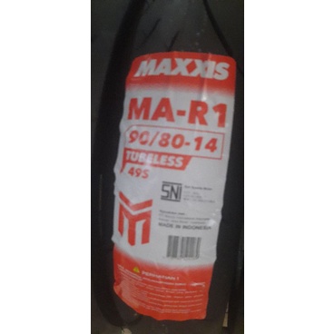 Ban Maxxis MA R1 uk. 90/80 - 14 . Ban Racing matic . Ban soft compound matic. MAR1