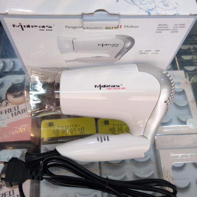 Hair Dryer Mideas Fd2000 Hair Dryer 600Wat Mawarputihstore