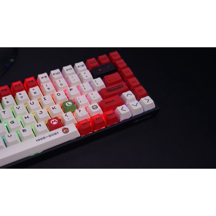 Super Mario Bros 118 Set Keycaps OEM Profile