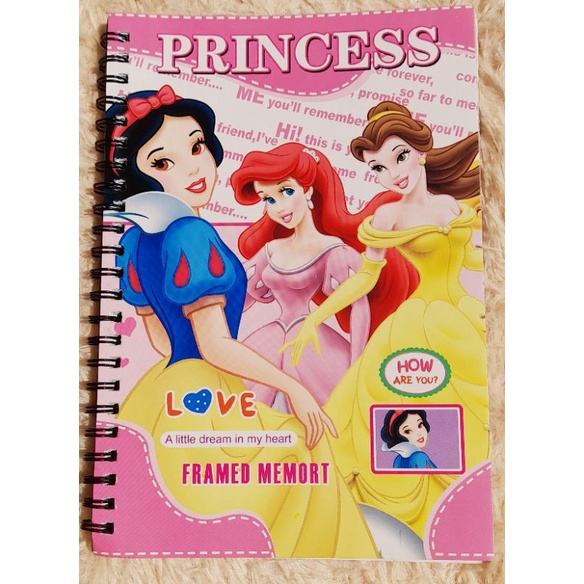 

Notes Ring A5 Princess - Kertas Berwarna