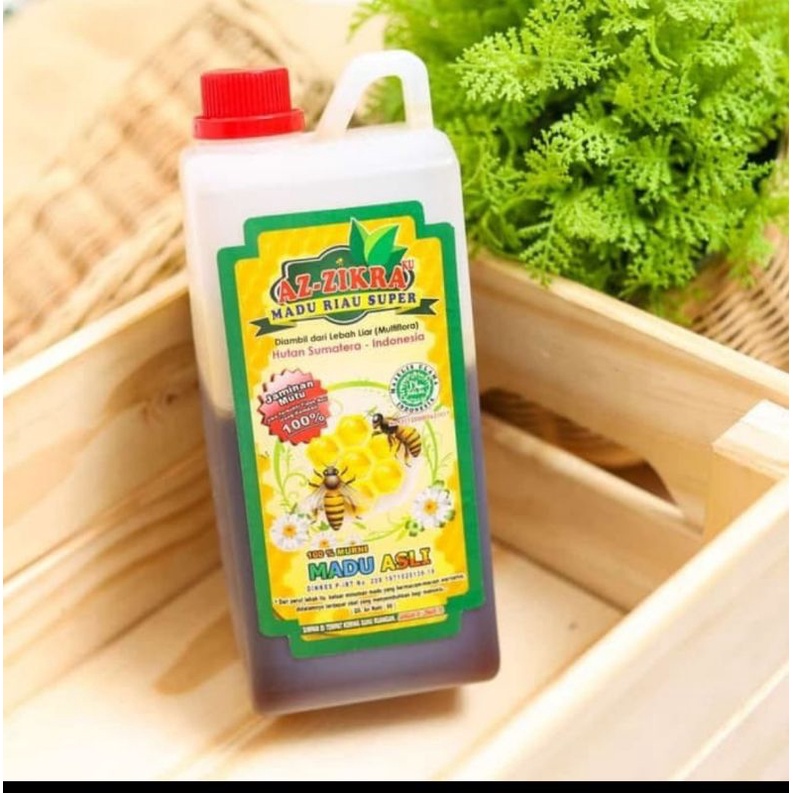 

Madu Murni Hutan Riau Az Zikraku 1kg