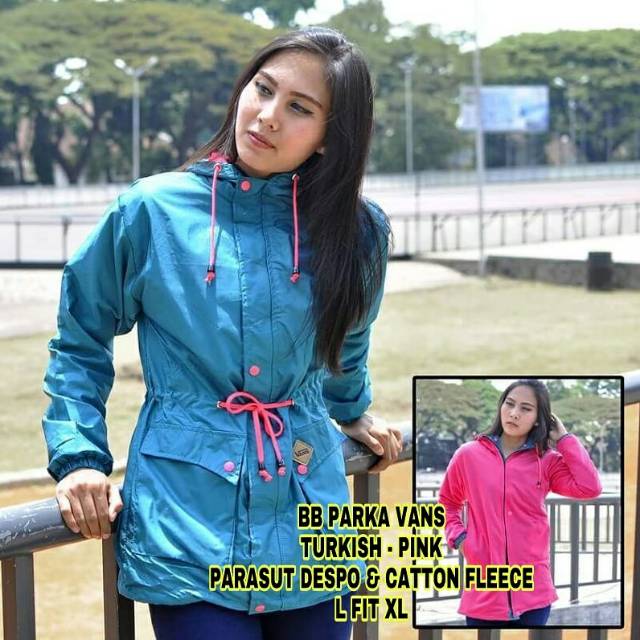 JAKET BOLAK BALIK / JAKET PARKA BOLAK BALIK / JAKET WANITA / JAKET VANS / JAKET PARASIT