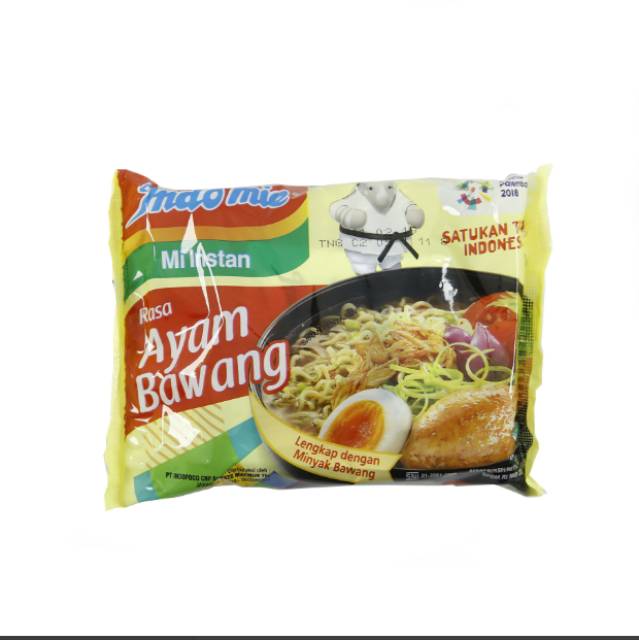 Indomie kuah ayam spesial dan ayam bawang