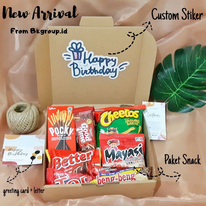 Hampers Snack box Murah/ GIF BOX/Birthday gift/KADO ULTAH/ GRADUATION/ WISUDA