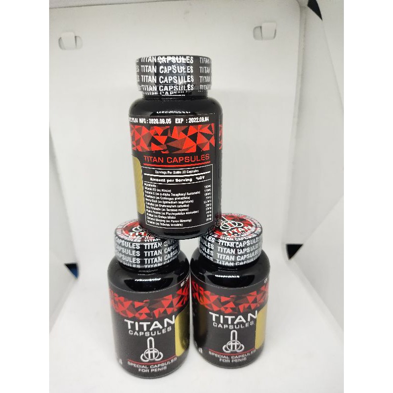 new Titan kapsul obat Capsule pembesar original asli herbal rusia
