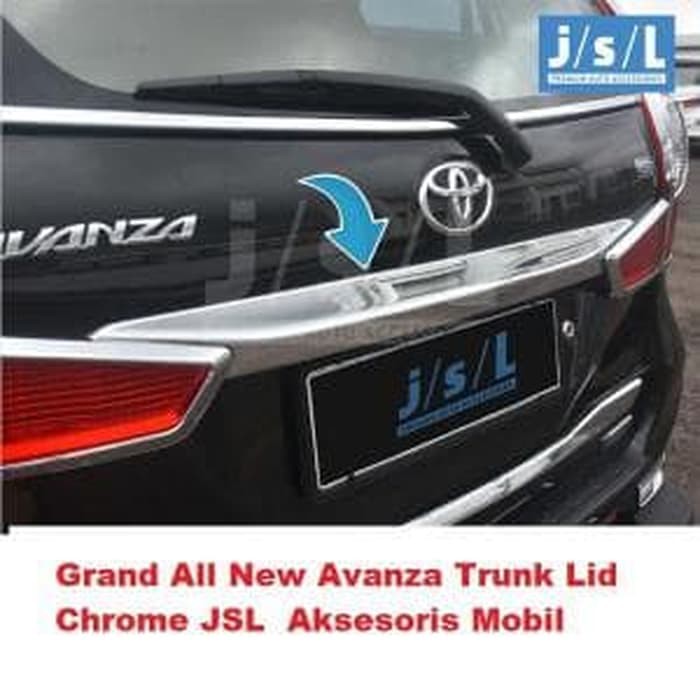 Trunk Lid Grand New AVANZA Xenia model Ganti Chrome