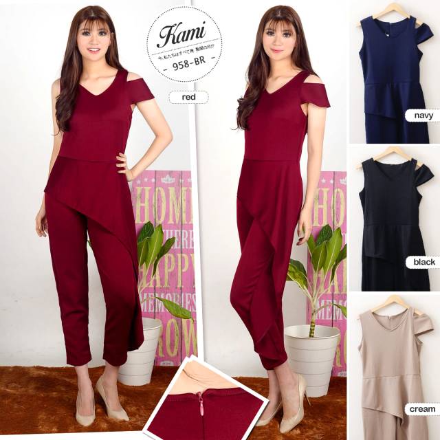 ONE SHOULDER JUMPSUIT